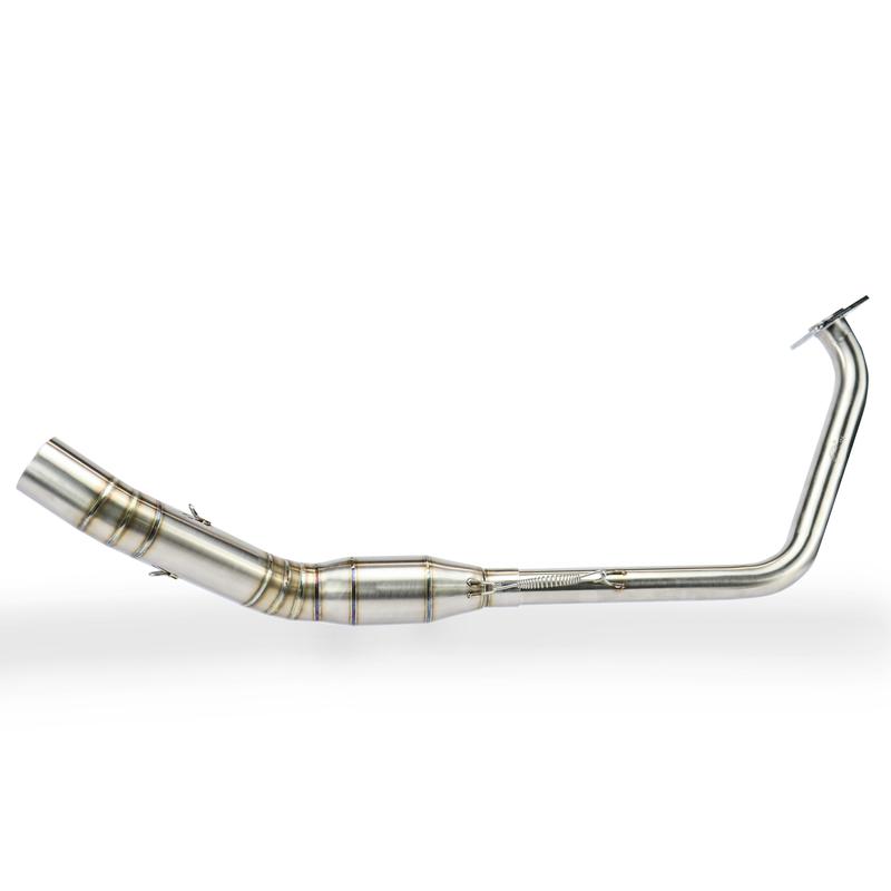 Cổ pô R15v3, R15v4, R15M, MT15, XSR 155, TFX, FZ150i, FZ 155i Inox 304 có bầu hơi màng lọc tổ ong , không hụt hơi mất hậu loại cao cấp