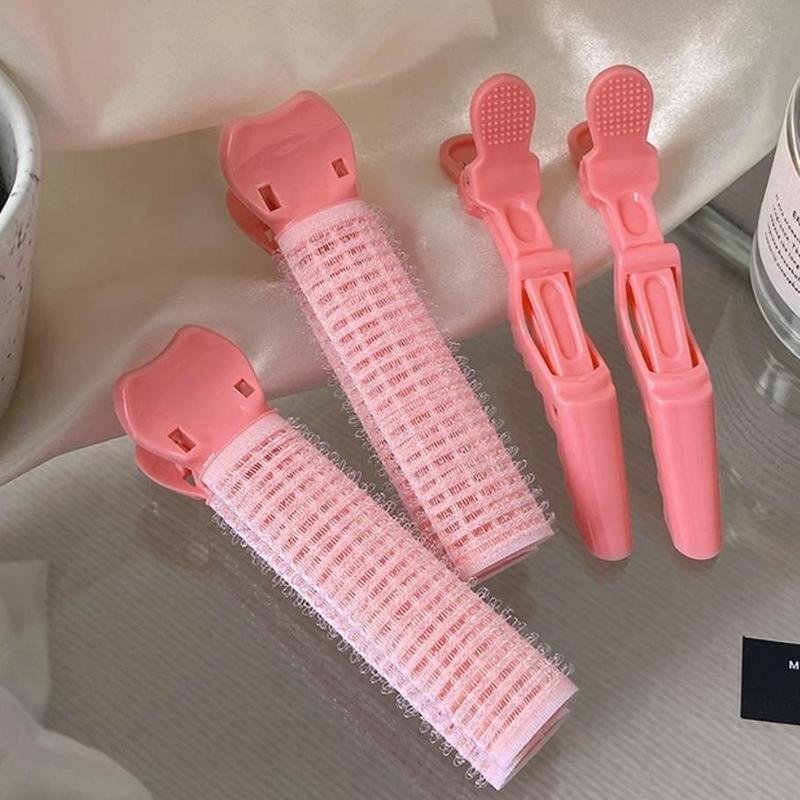 Portable Hair Styling Tool Set, 2 Counts Hair Root Fluffy Clip & 2 Counts Hair Clips, No Heat Hair Styling Tools for Women 4