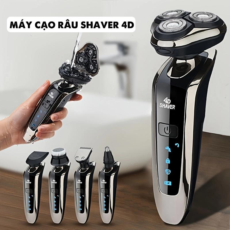 Máy Cạo Râu Đa Năng 3IN1 Cao Cấp Chống Nước Chuẩn IPX7, Bảo Hành 12 Tháng