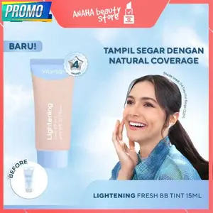 Wardah Lightening Fresh BB Tint 15ml - Wardah Lightening BB Cream 4 Warna BPOM Wajah Foundation