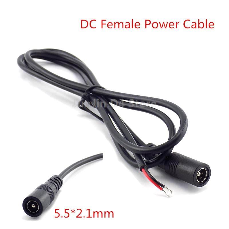 FEDUS DC Male Pigtail Cable 2.1mm X 5.5mm Socket To Bare Wire 12V For CCTV, DVR, LED At ₹ 8 - View #6
