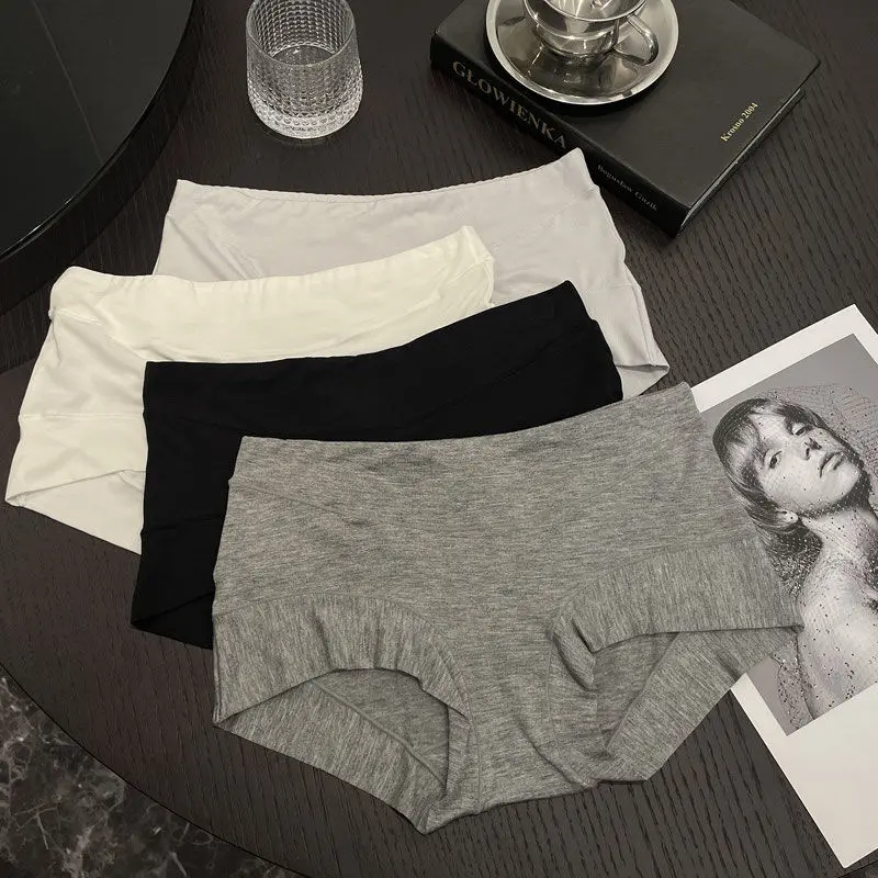 Đồ Lót Vải Modal Quần Boxer Liền Mạch Nâng Hông Và Bó Sát Eo Giữa Mỏng Thoáng Khí Mùa Hè Cho Nữ Đáy Quần Kháng Khuẩn Bằng Cotton Cho Nữ