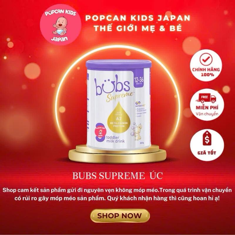 Popcan 50HT325 Sữa công thức bubs supreme úc có tem phụ&