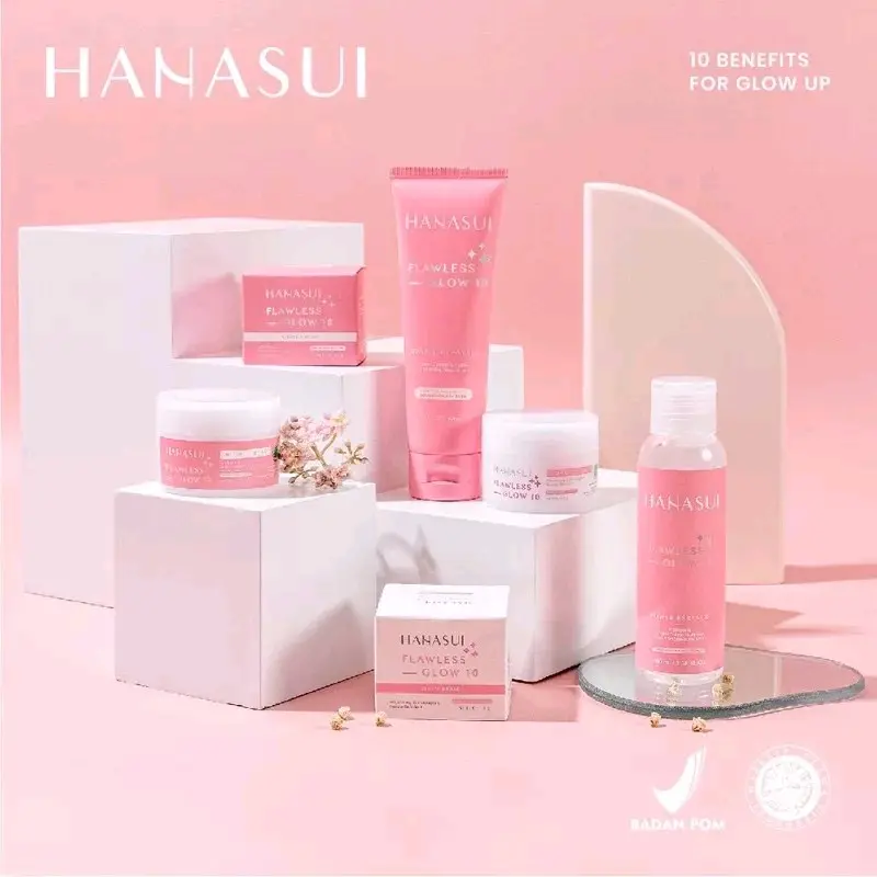 HANASUI FLOWLESS GLOW SKINCARE