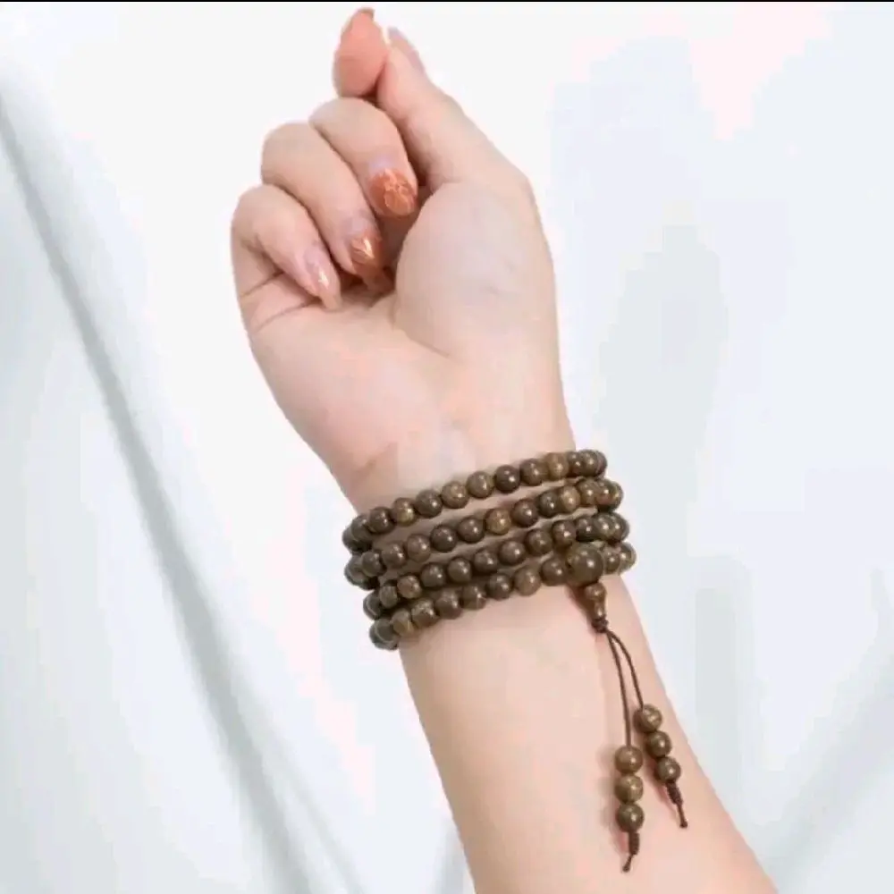 VÒNG TRẦM HƯƠNG 108 HẠT(TẶNG KÈM PHỤ KIỆN-DÂY)
