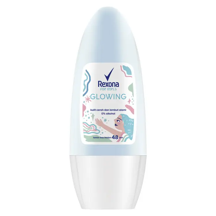 [SALE !] Rexona Deodorant Roll-On Glowing White 40Ml isi 2 1