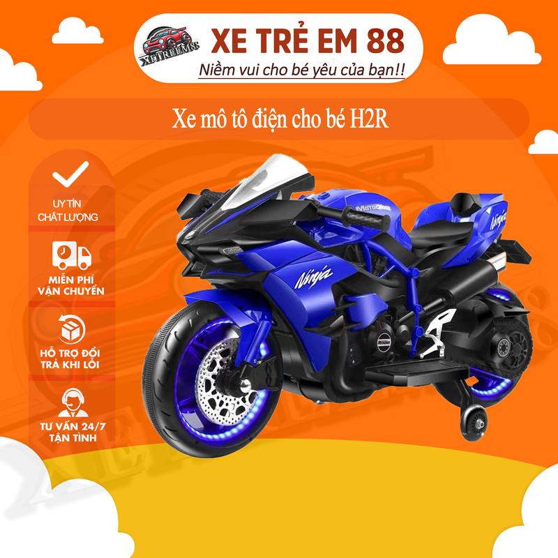 Xe mô tô điện cho bé H2R trọng tải 50kg Đồ Chơi Toys xe mô moto classic