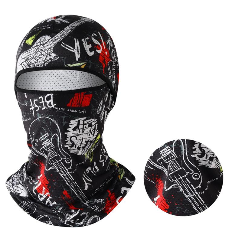 Balaclava, Thể Thao Mùa Hè Ngầu, Làm Bằng Lụa Lạnh, Mũ Đạp Xe Trùm Đầu, Bảo Vệ Chống Tia UV, Che Mặt, Mũ Đội Đầu, Thích Hợp Cho Thể Thao, Khăn Trùm Đầu Chống Nắng