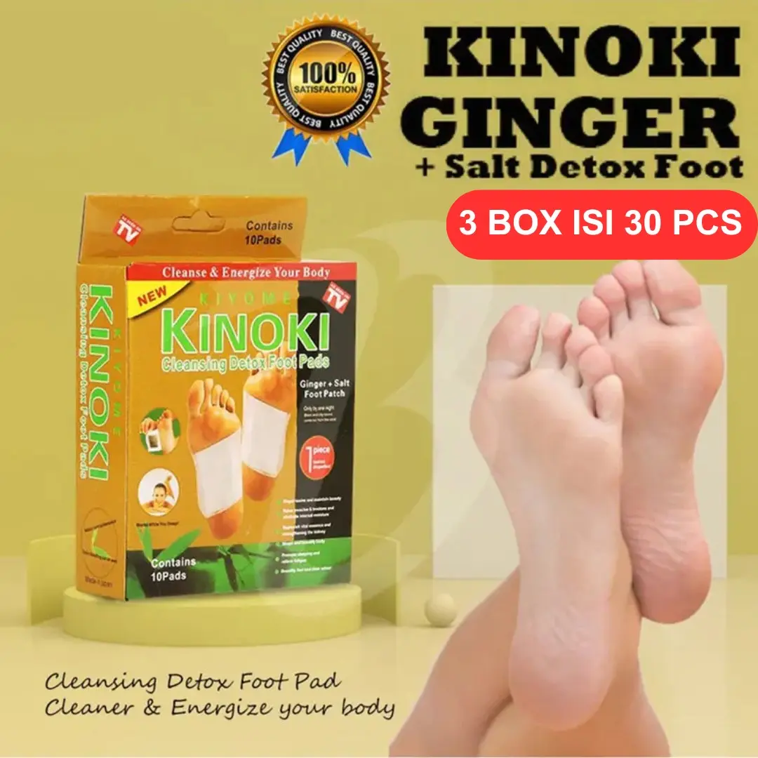 Kinoki Detok Kaki Paket 3 box (Isi 30pcs)