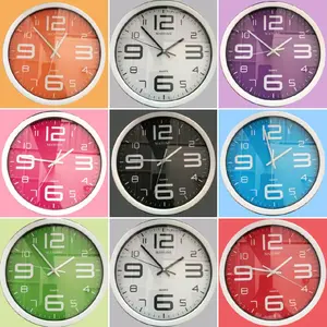 Jam dinding warna warni 30cm