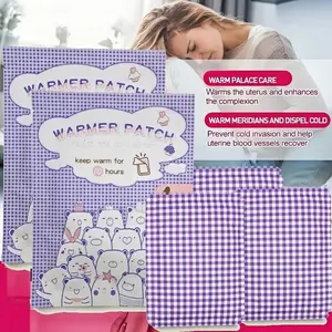 5pcsMenstrual Cramp Pain Relief Heat Patch Hot Compress Body Warmer Self Heating Adhesive Pad