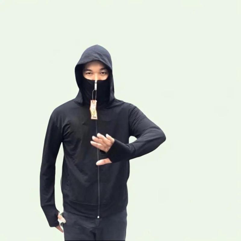 Áo chống nắng Nam BL Fashion cổ cao túi khoá kéo,chất liệu vải kim cương thun thoáng khí Top Sport