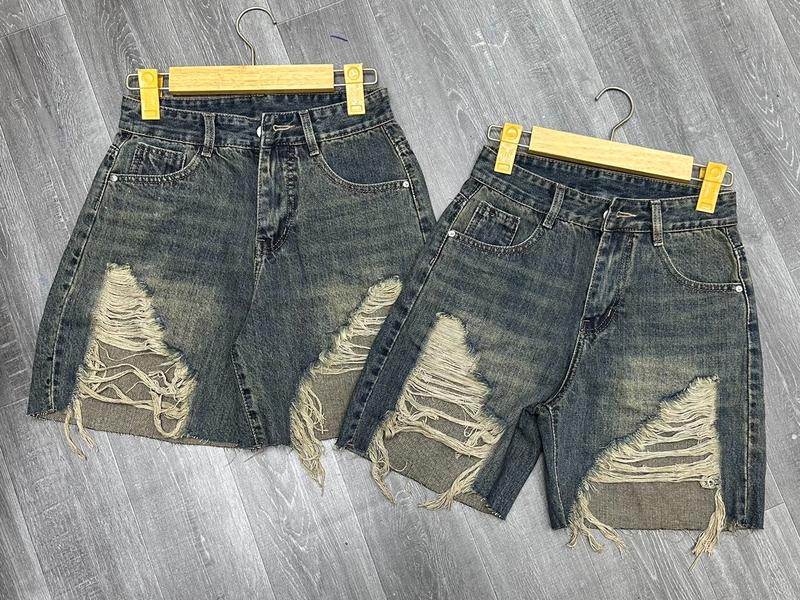 Quần Jean Ngố Nữ Rách Tua Rua Không Lai 518 - 519