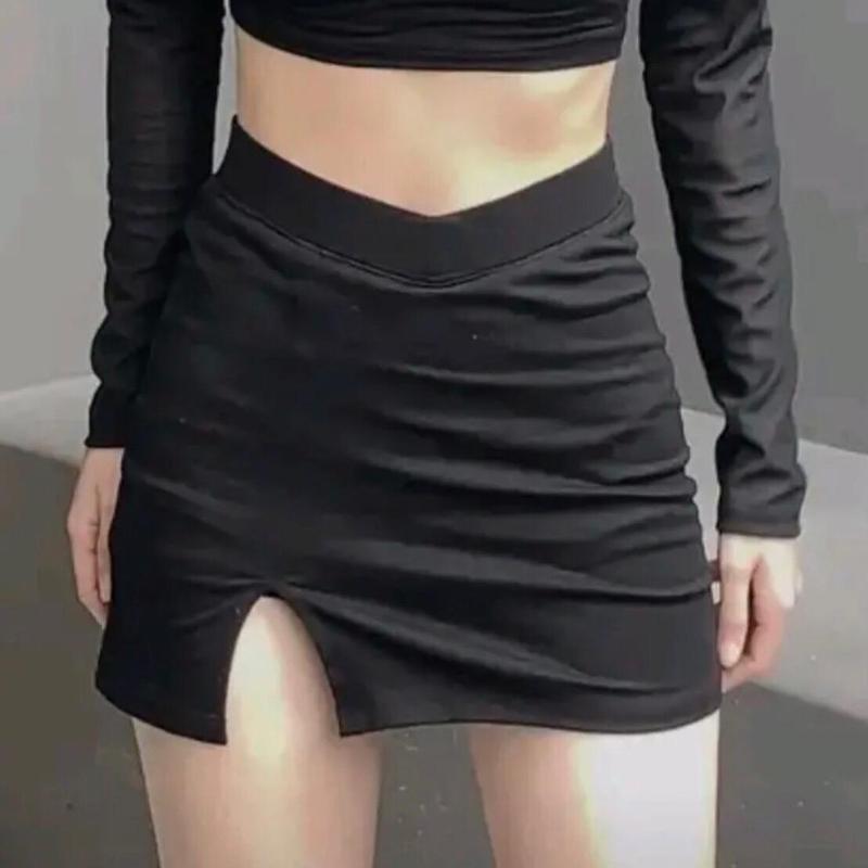 Chân Váy Ôm Body Xẻ Đùi Chất Umi Co Giãn Tốt Có Lót Quần Trong (Không Khoá) chanvay nu Nữ Women 5