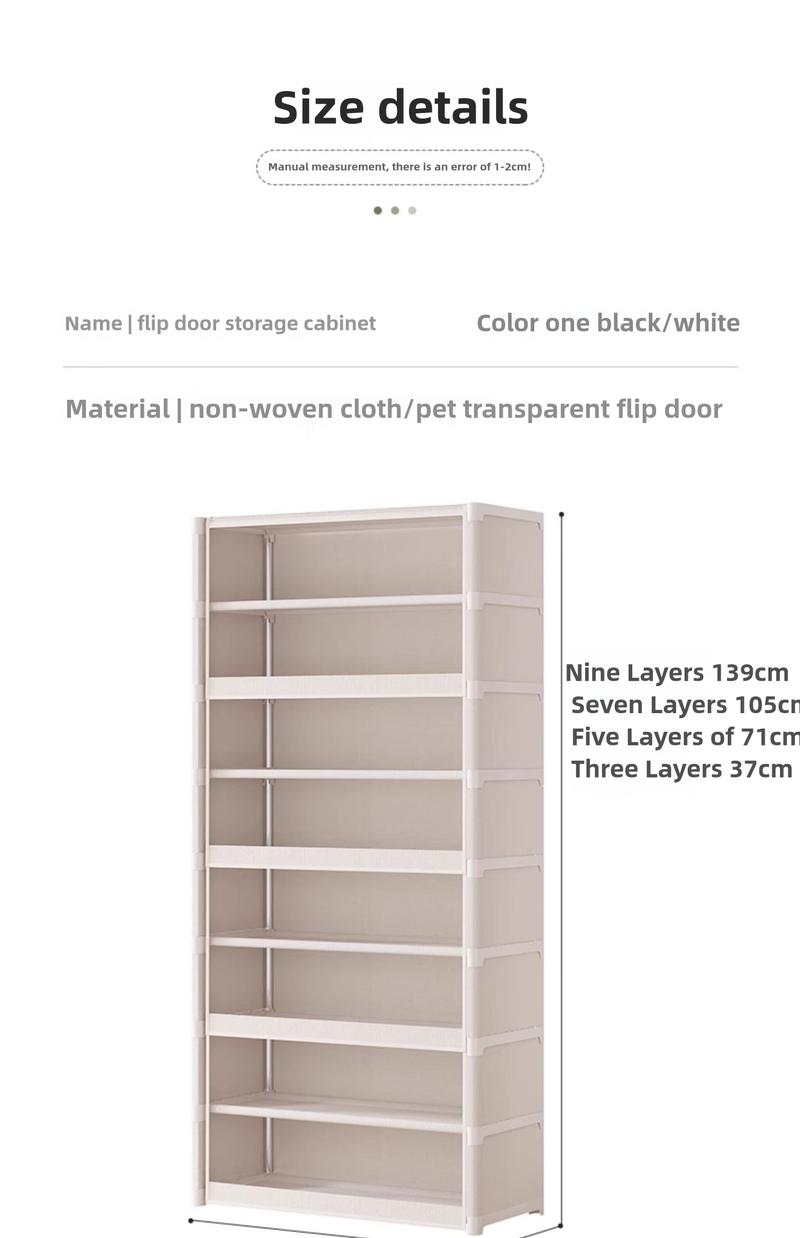 Product Introduction of Children's Toy Storage Rack Floor-standing Household Baby Supplies Dust-proof Storage Cabinet Baby Organizer Multi-layer Storage Box 12