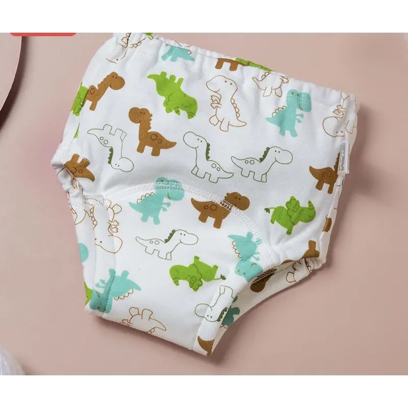 Leleoncare 6Layer Popok Celana Dalam Kain Cloth Diaper Clodi Toilet Training Pant Latihan Pipis Bayi Anak Baby 6