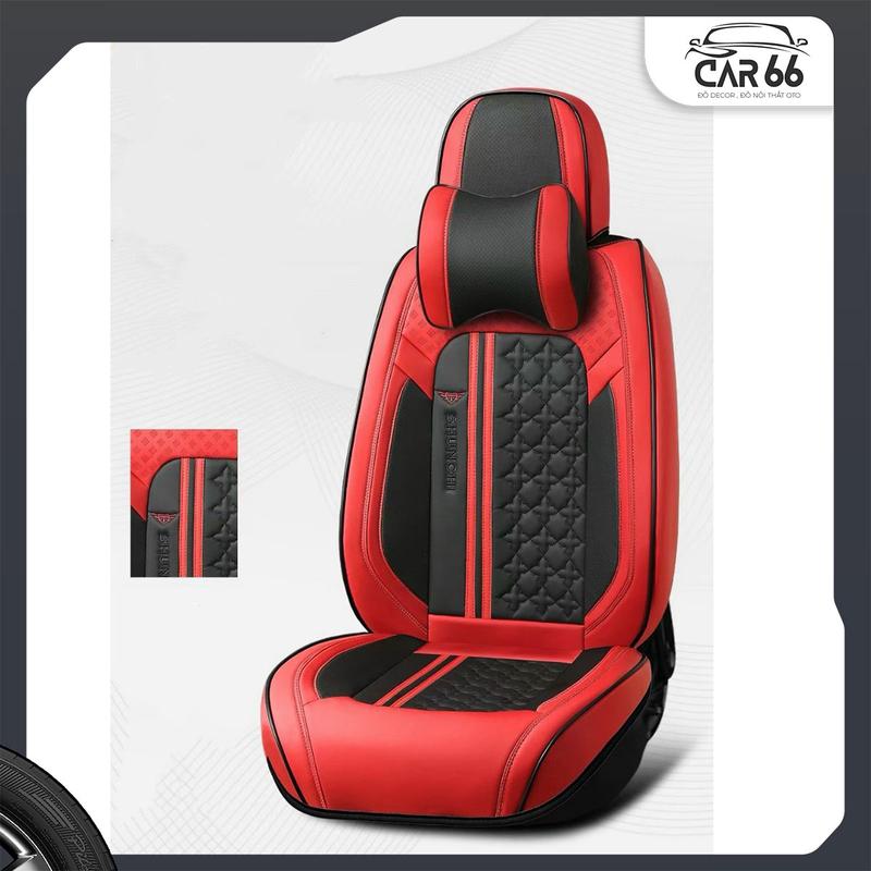 Bộ áo ghế da nappa  Dùng cho xe 5 -7 chỗ, đục lỗ thoáng khí - chất nappa dập nổi, dễ dàng lắp đặt