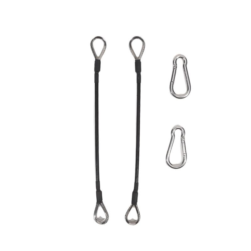 1/2Pcs 25cm Gym Cable Extension Compatible with Home Gym Accessories for LAT/Tricep Pull Down and Leg Extensions Machine 8