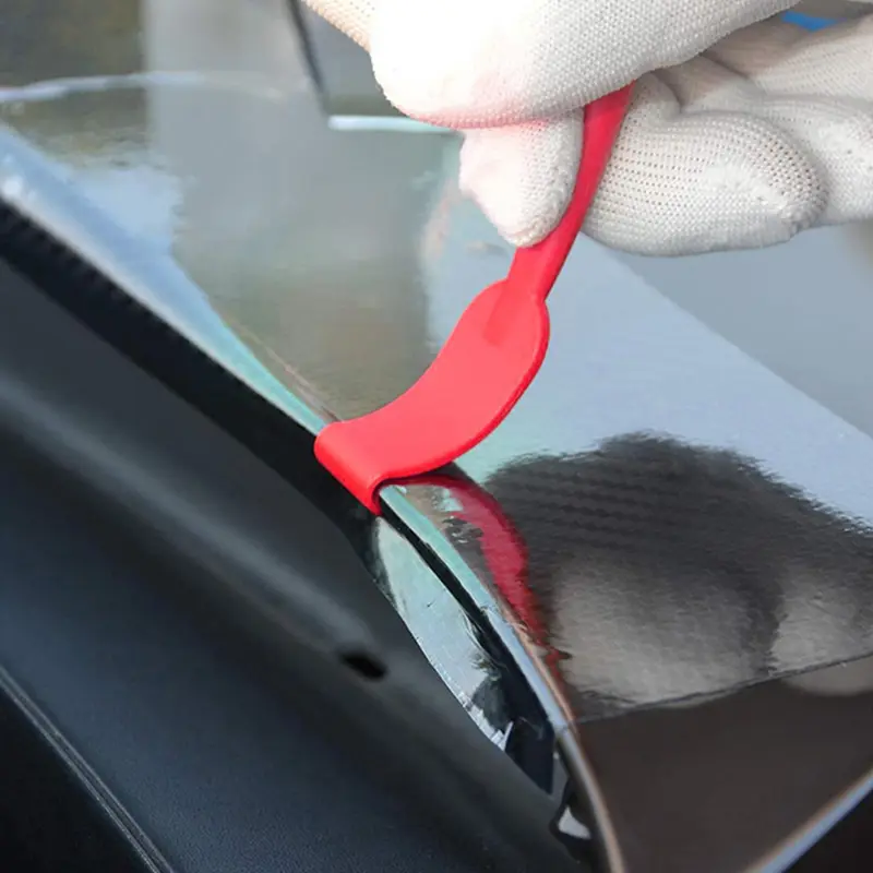 Bộ Lưỡi Cắt Bọc Màng Xe Hơi, 7 Cái, Chổi Gạt Bọc Vinyl Cửa Sổ, Dụng Cụ Loại Bỏ Băng, Dụng Cụ Vệ Sinh, Chổi Gạt Rửa, Dao Tiện Ích, Dụng Cụ Chụp, # 468832 6