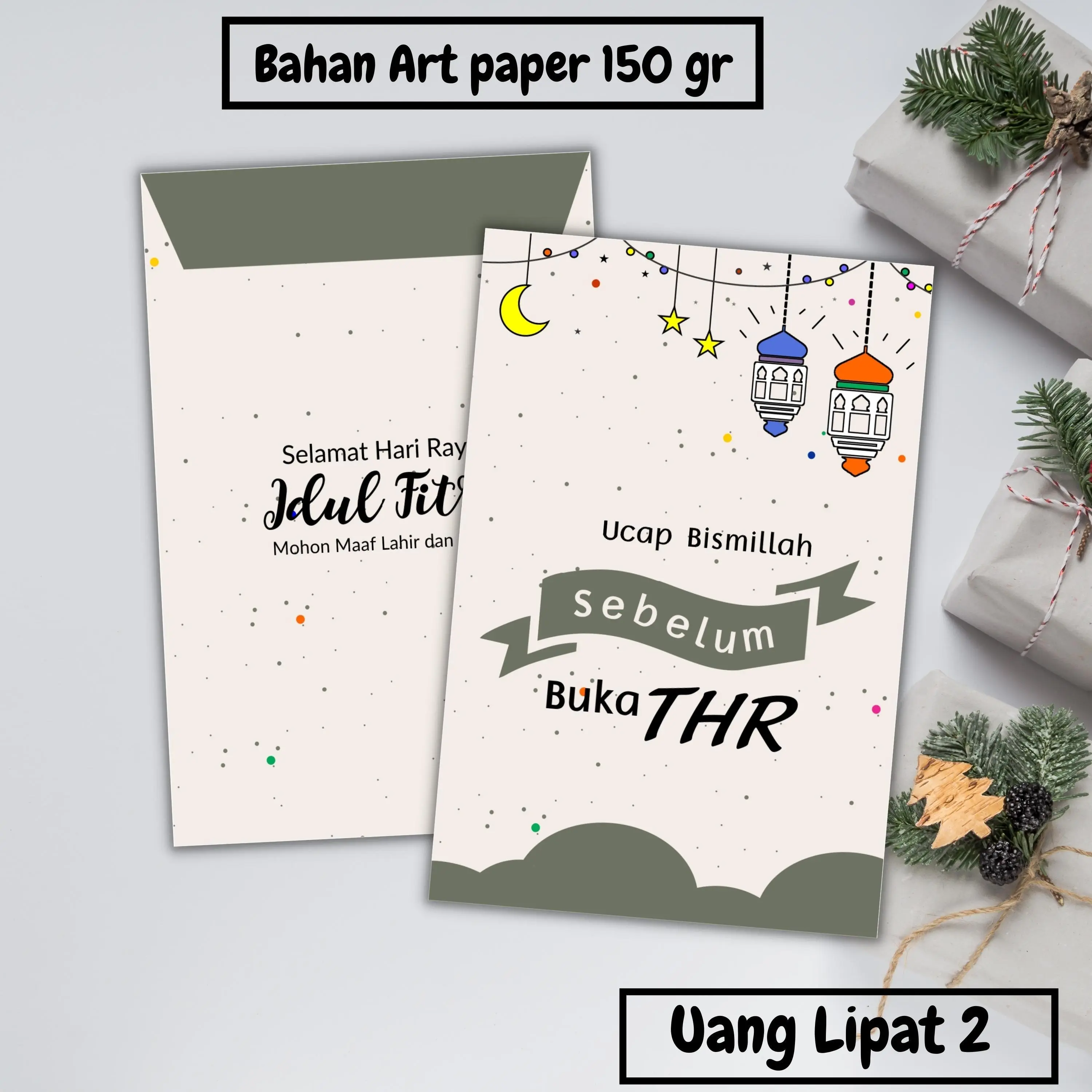Amplop Lebaran Hari Raya Idul Fitri Paper Kertas Tebal Premium