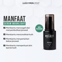 Gambar [UPGRADE FORMULA] [Blackhead Fight Kit] Serum Moonlight + Charcoal Mask - Bersihkan Komedo dari Luckymen Shop Kab. Bekasi 2 Tokopedia