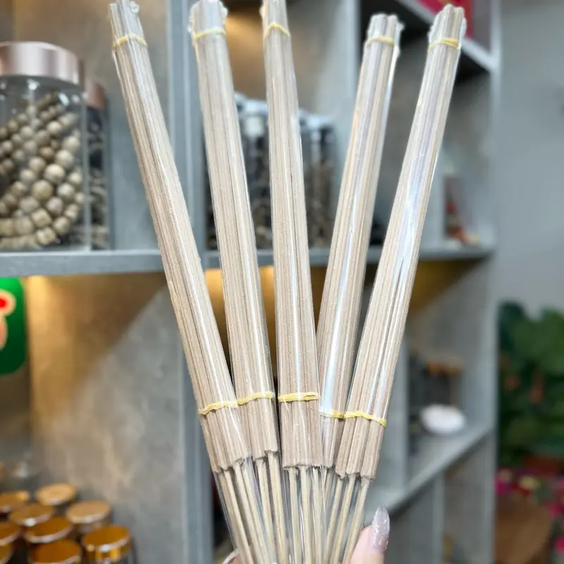 Nhang Trầm thắp rằm - đại lễ  loại 8 li - dài 4 tấc, cháy 2,5 giờ, mùi thơm ngọt thanh dịu nhẹ 0