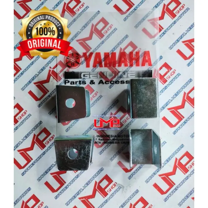 PLAT BESI DUDUKAN KARET STEP BELAKANG YAMAHA JUPITER LAMA JUPITER Z VEGA VEGA R MIO
