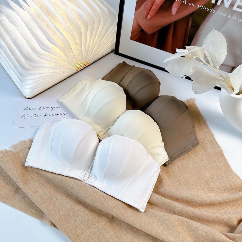 Product Introduction of Underwear, women's, front buckle, no straps, push-up, no-trace, seamless, wrapped chest, bra, non-slip, breathable and comfortable, no bunching, comfortable, suitable for spring, summer, autumn winter, very beautiful 22