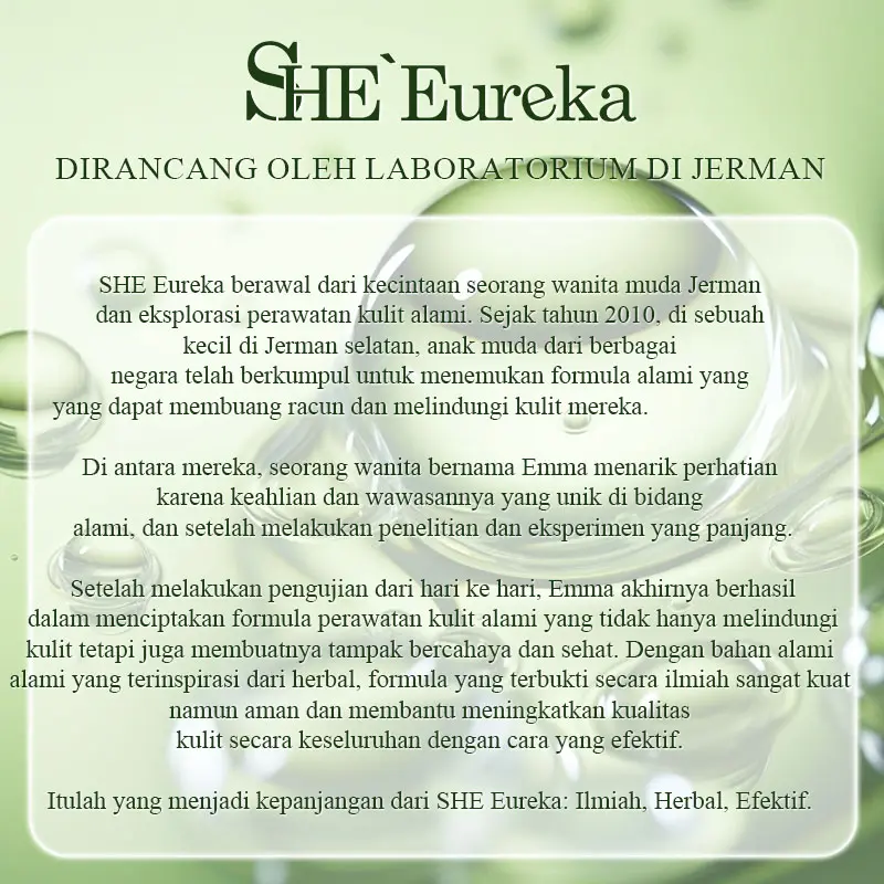 【Beli 1 Gratis 1】SHE Eureka Chlorella Exfoliating Gel Facial Glowing Blackhead Cleaner Body Exfoliating Mencerahkan Dan Mengangkat Sel Kulit Mati 8