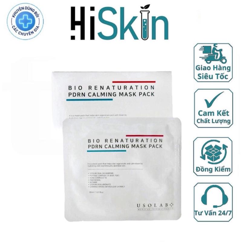 Mặt Nạ PDRN Usolab Bio Renaturation PDRN Calming Mask Hộp 10 miếng 30ml