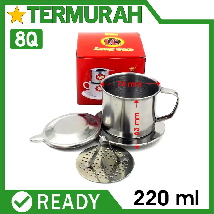 Vietnam coffee drip stainless / coffee dripper stainless / kopi filter 8Q