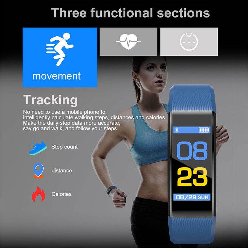 Đồng Hồ Thông Minh Chính Hãng 115PLUS, Dành Cho Nam Và Nữ, Không Thấm Nước, Có Bluetooth, Vòng Đeo Tay Nữ, Theo Dõi Nhịp Tim Và Thể Dục, Thích Hợp Cho Thể Thao, Y68 / D18, Miễn Phí Vận Chuyển Smartwatch Titan 2