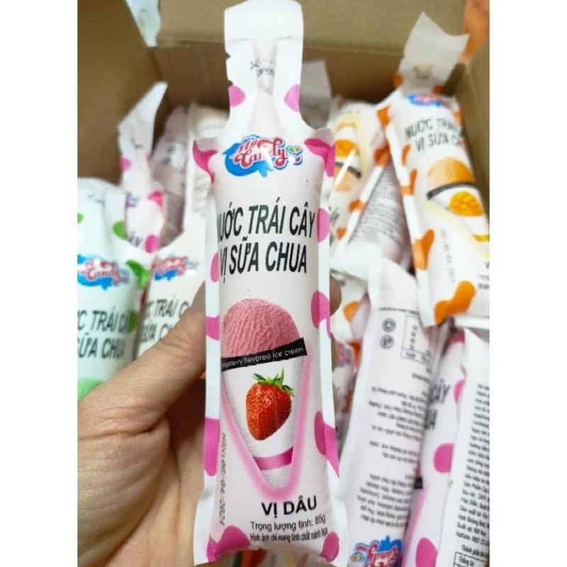 Sỉ 1 thùng 40 gói nước trái cây vị sữa chua mix vị