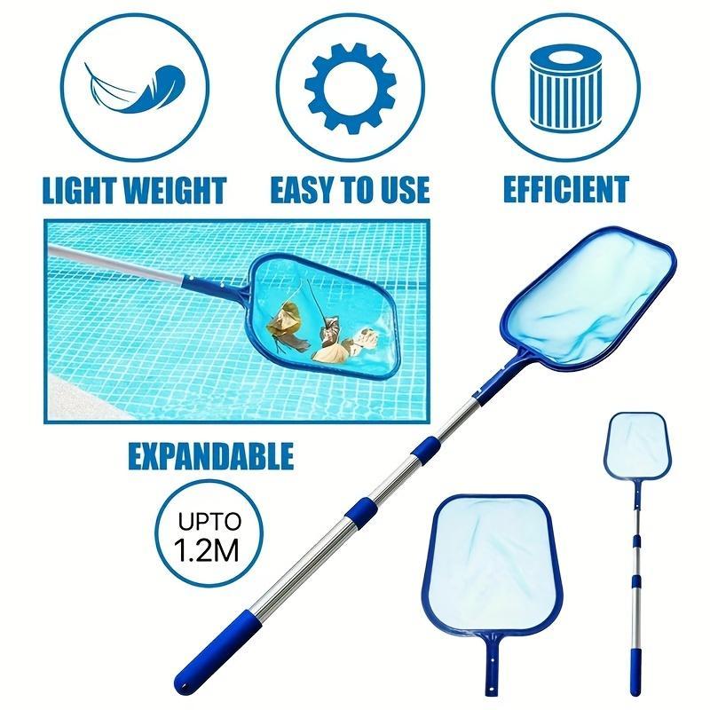 Product Introduction of Swimming Pool Leaf Skimmer Net & Leaf Rake Net Set, Professional Pool Cleaning Net, Pool Maintenance Tool, Clean Pool Liners, Spas, Ponds and Inflatable Pool 7