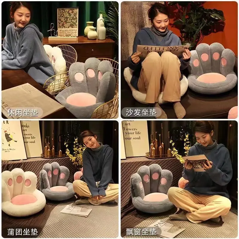 Ghế Ngồi Ngón Tay, Phong Cách Ins, Dễ Thương, Thích Hợp Cho Ký Túc Xá, Ghế Sofa Nhỏ Đệm Sàn Chân Mèo Năm Ngón Tay, Thích Hợp Cho Cửa Sổ Phía Bờ Biển, Ghế Tatami Lười 7