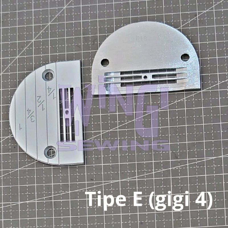 Piringan Plat E Needle Plate Mesin Jahit Industri Jarum 1 Tipe E 1