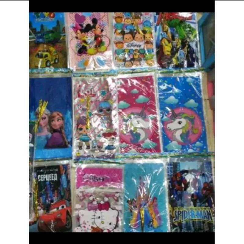 PLASTIK SNACK ULANG TAHUN KARAKTER ISI 10 PCS 0