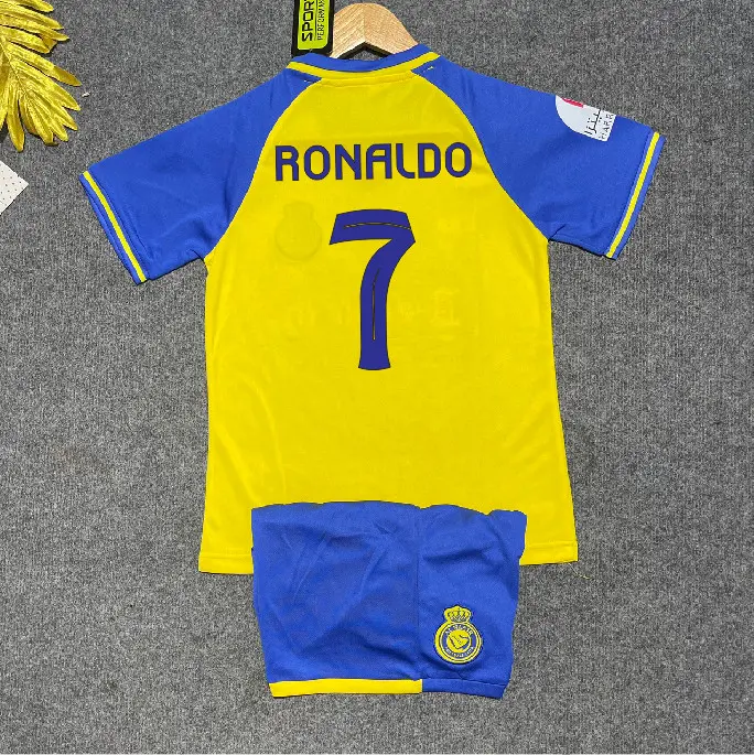 Áo Đá Banh Trẻ Em CLB ALL NASSER RONALDO 2022/2023 - ( Quần + Áo ) - Vải Mè Thái Cao Cấp - Hàng in Sẵn