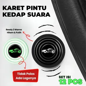 Pelindung Pintu Mobil Bantalan Silikon Karet Anti Benturan Getaran Car