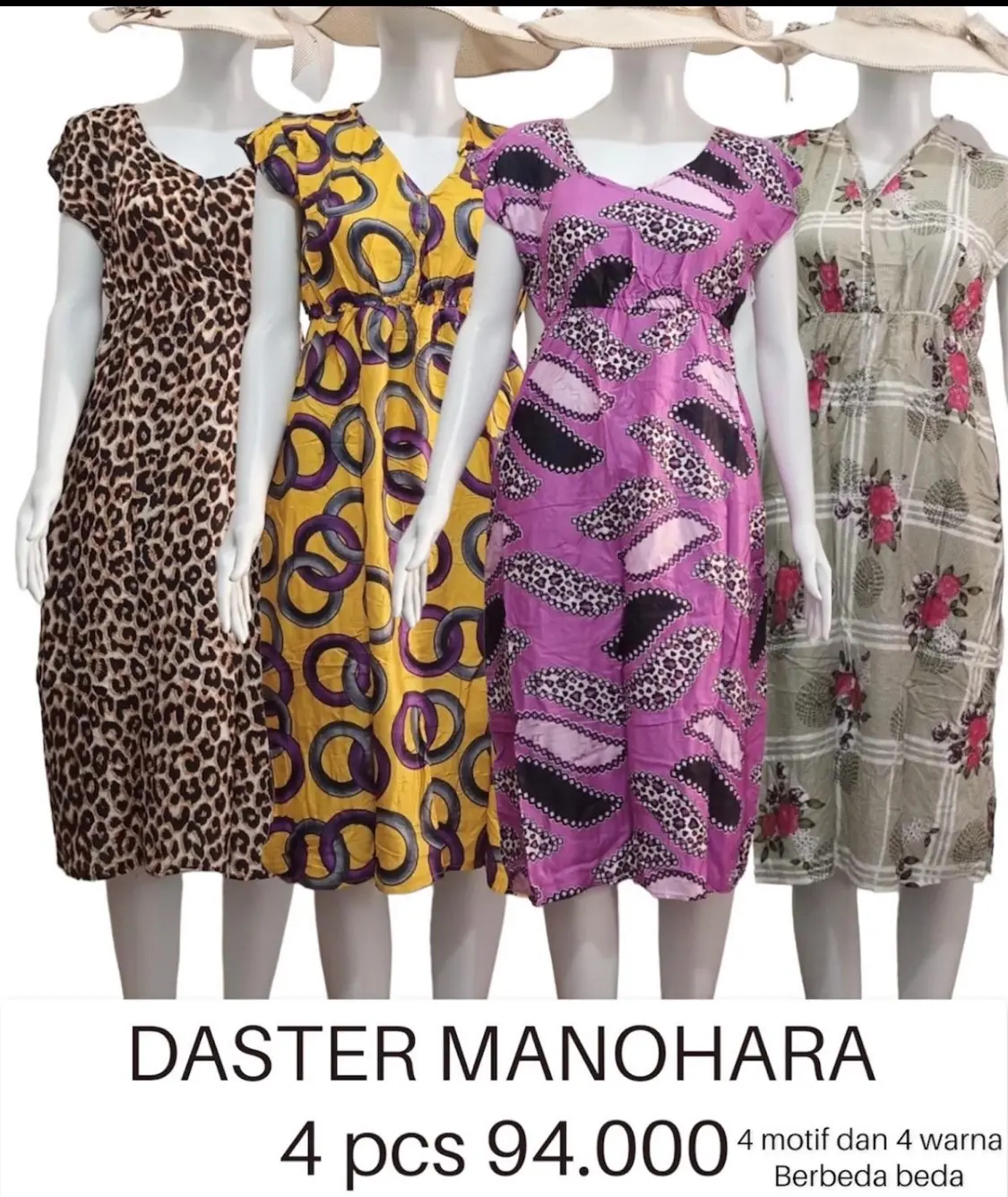 Daster Manohara 4 Pcs Free Gift = 94.000