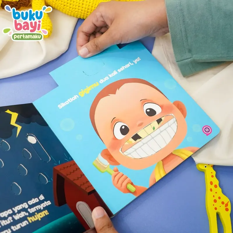 Buku Bayi 0 sampai 6 bulan Boardbook - Buku Bayi Pertamaku Berfitur Anak 3