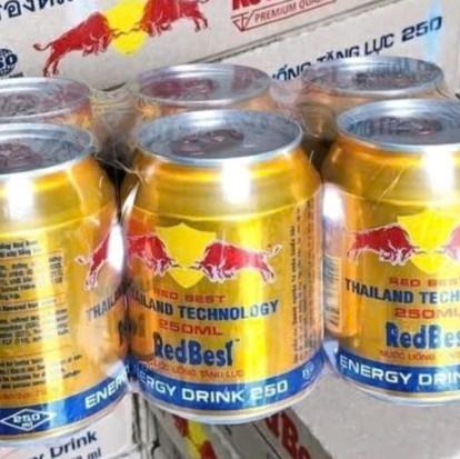 MUA 6 LON TẶNG 6 LON NƯỚC TĂNG LỰC BÒ HÚT REDBETS (lon 250ml) ko phải redbull  Sugar Đường 4