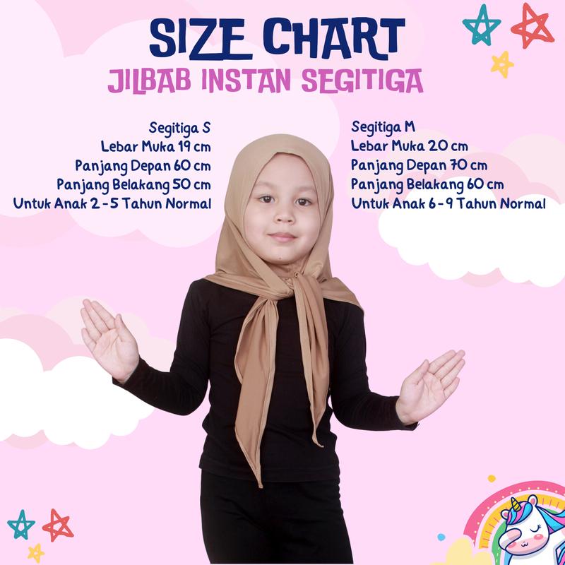 Product Introduction of Dungdungkids Jilbab Anak Instan Segitiga 2 - 9 Tahun 0