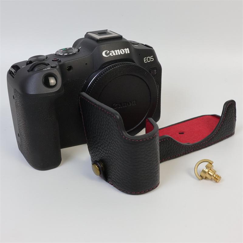 Product Introduction of Suitable for Canon EOS R8 Camera Bag Leather Case Eos R8 Leather Protection Half Set Base Eos R8 Shell 28