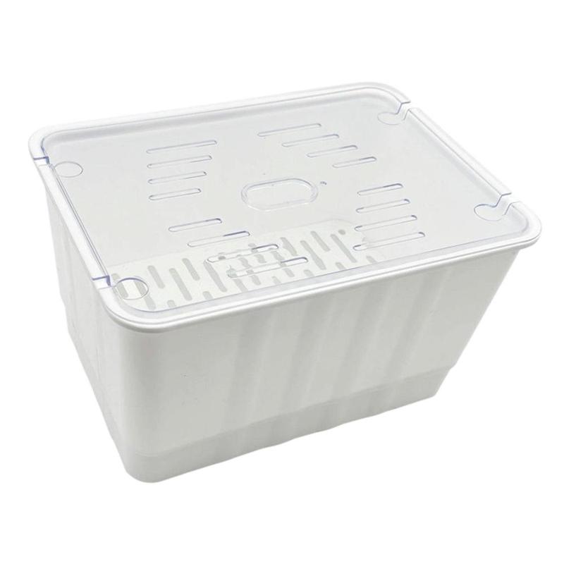 Turtle Habitat, Turtle Breeding Tank, Ventilation Feeding Hatching Container, Turtle Aquarium for Hatchling Chameleon 6
