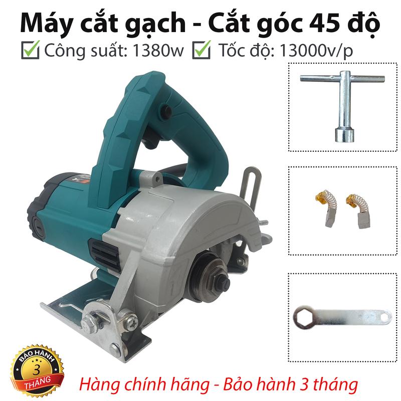 Product Introduction of Máy cắt gạch, cắt góc 45 độ - công suất 1380w, tốc độ 13000v/p chính hãng GGG GT110, máy lõi đồng bảo hành 3 tháng 2