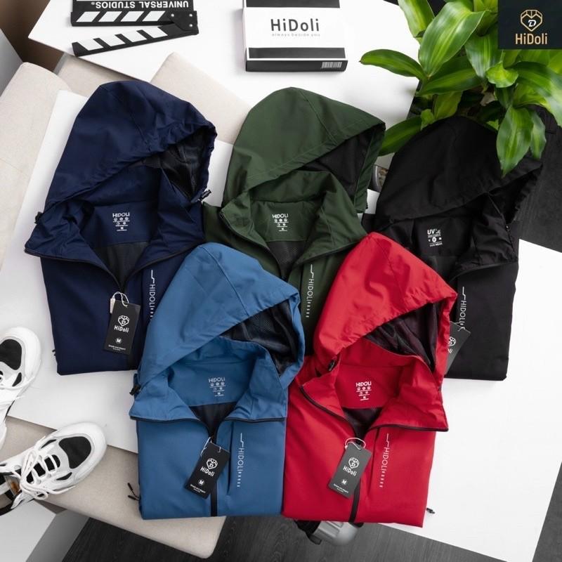 Product Introduction of Áo khoác gió nam nữ 2 lớp chất vải gió tráng bạc chống nước,cản gió,chống nắng, chống tia UV-AGHIDOLI03 13
