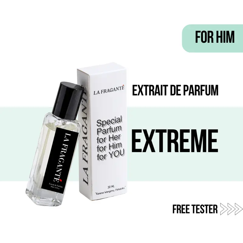 Parfum Pria Extreme Tahan Lama 12 Jam Aroma Original Lafragante Perfume  for Men Farpum Wangi Extrait de Parfum