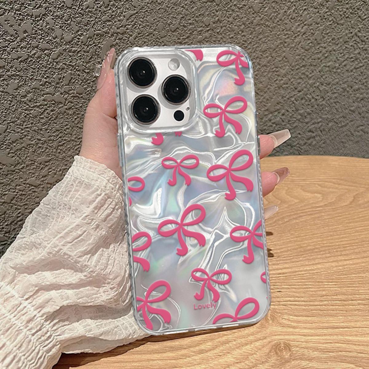 Casing Untuk hp Realme Note 60 Note50 C63 C65 C67 C61 C53 C55 C51 C35 C11 2021 10 C33 C31 C30 C30S C15 C12 C25 C21Y 5i 6i C3 C2 Lovely Pink Bow Knot Ripple Luster ponsel aksesoris handphone SoftCase Casing Untuk hp Realme Note 60 Note50 C63 C65 C67 C61 C53 C55 C51 C35 C11 2021 10 C33 C31 C30 C30S C15 C12 C25 C21Y 5i 6i C3 C2 Lovely Pink Bow Knot Ripple Luster ponsel aksesoris handphone SoftCase