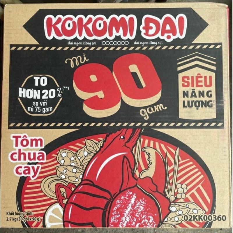 Thùng mì KoKoMi Đại 90 30 gói x 90g Cay